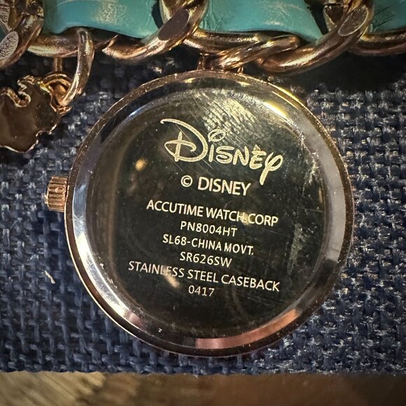 Disney Ariel Charm Bracelet Watch with Ocean Charms – Accutime - Picture 3 of 5